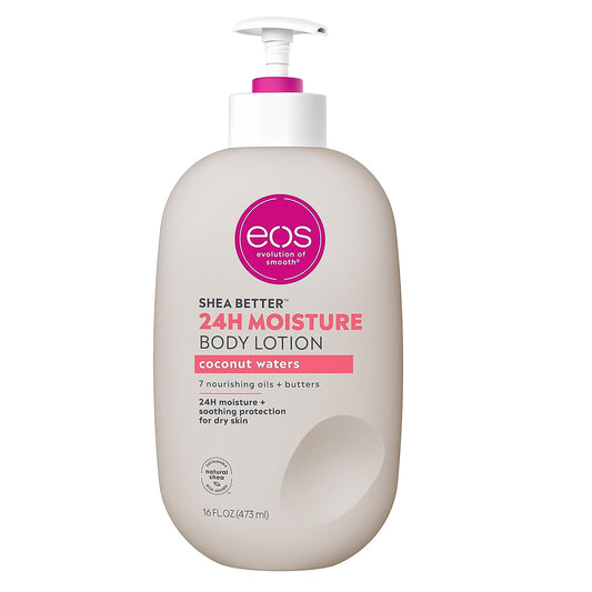 EOS SHEA BUTTER 24HR MOISTURE BODY LOTION 'COCONUT WATERS'