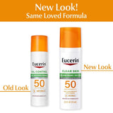 EUCERIN SUN CLEAR SKIN SPF50 SUNSCREEN LOTION
