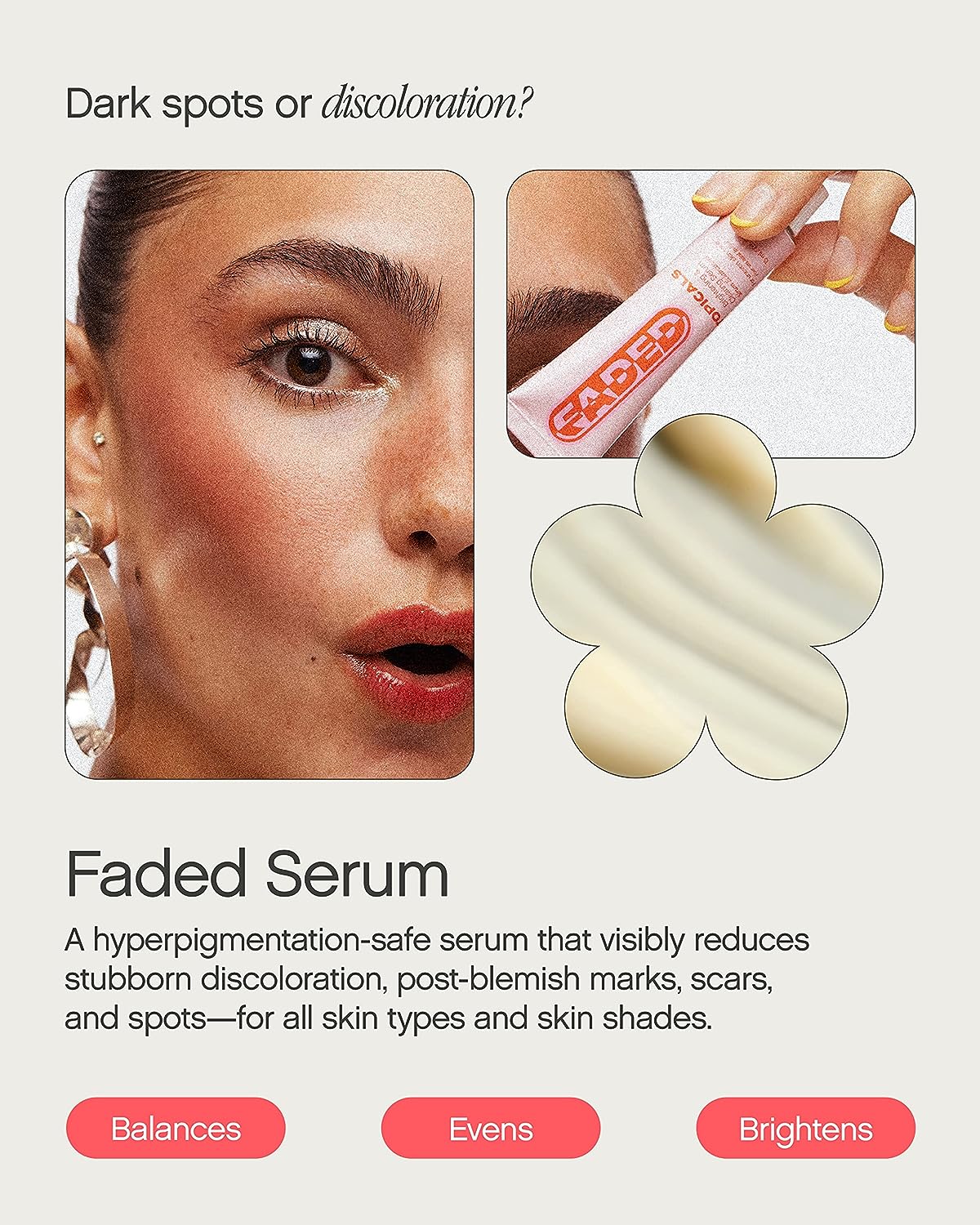TOPICALS FADED SERUM FOR DARK SPOTS & DISCOLORATION
