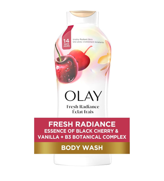 OLAY FRESH RADIANCE BODY WASH - BLACK CHERRY & VANILLA