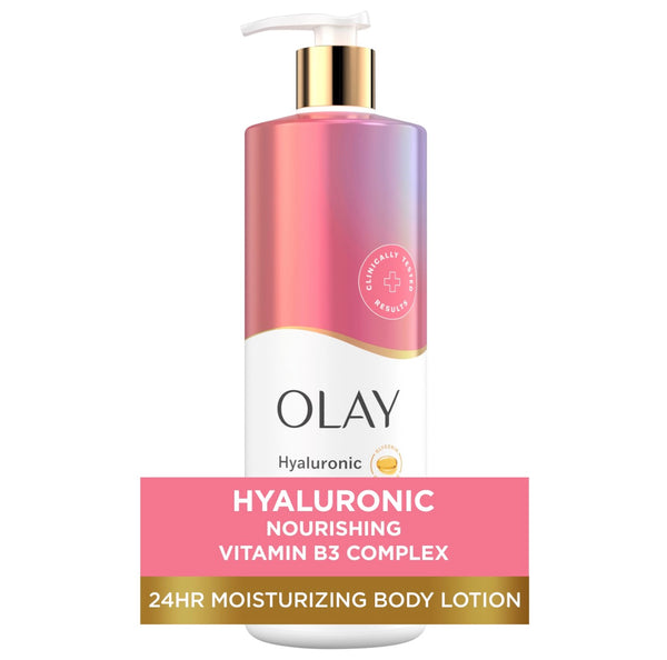 OLAY NOURISHING WITH HYALURONIC ACID BODY LOTION