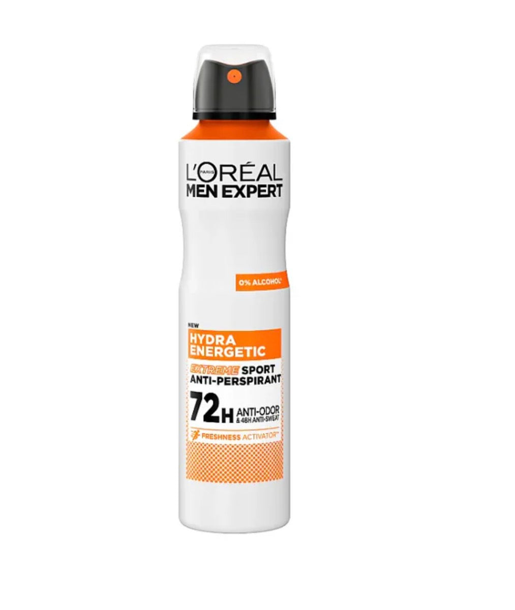 L’OREAL MEN EXPERT HYDRA ENERGY EXTREME SPORT ANTI-PERSPIRANT - 72HR ANTI-ODOUR