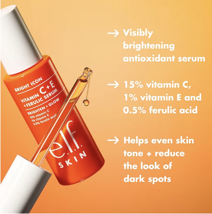 ELF SKIN BRIGHT ICON VITAMIN C + E + FERULIC ACID SERUM