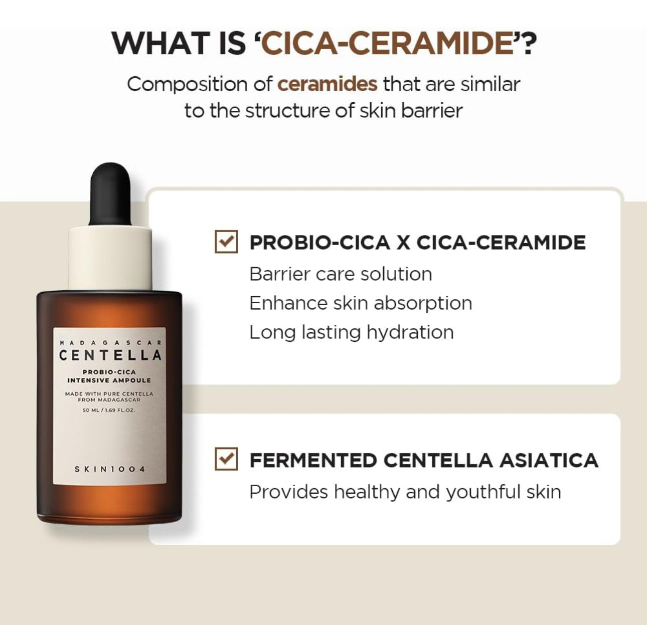 SKIN1004 MADAGASCAR CENTELLA PROBIO-CICA INTENSIVE AMPOULE