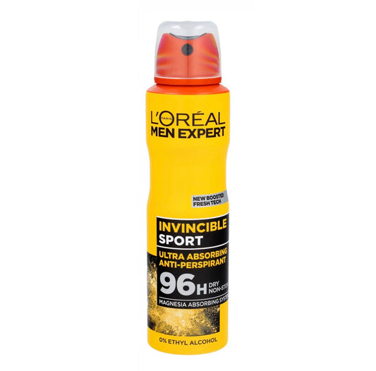 L’ORÉAL MEN EXPERT INVISIBLE SPORT 96HR ULTRA ABSORBING ANTI-PERSPIRANT