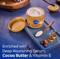 NIVEA COCOA BUTTER CREAM WITH DEEP NOURISHING SERUM