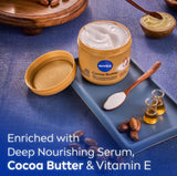 NIVEA COCOA BUTTER CREAM WITH DEEP NOURISHING SERUM