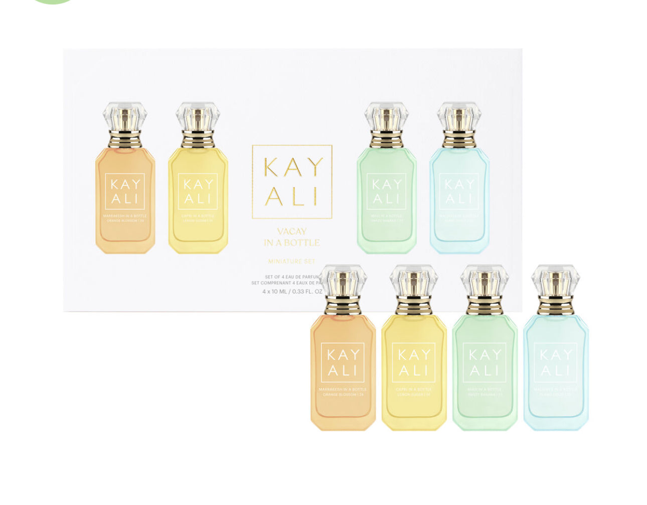 KAYALI VACAY IN A BOTTLE MINIATURE SET