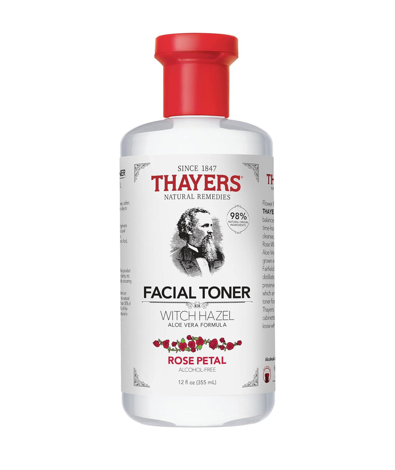 THAYERS WITCH HAZEL ROSE PETAL FACIAL TONER