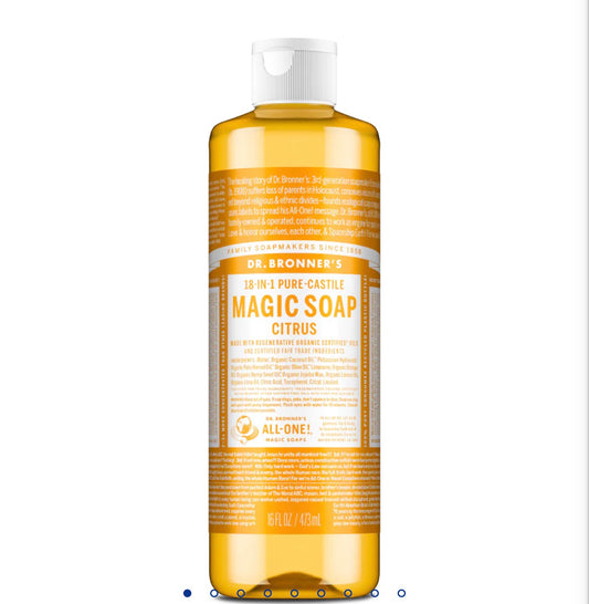 DR BRONNER’S PURE CASTILE LIQUID SOAP
