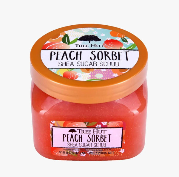 TREE HUT PEACH SORBET SHEA SUGAR SCRUB