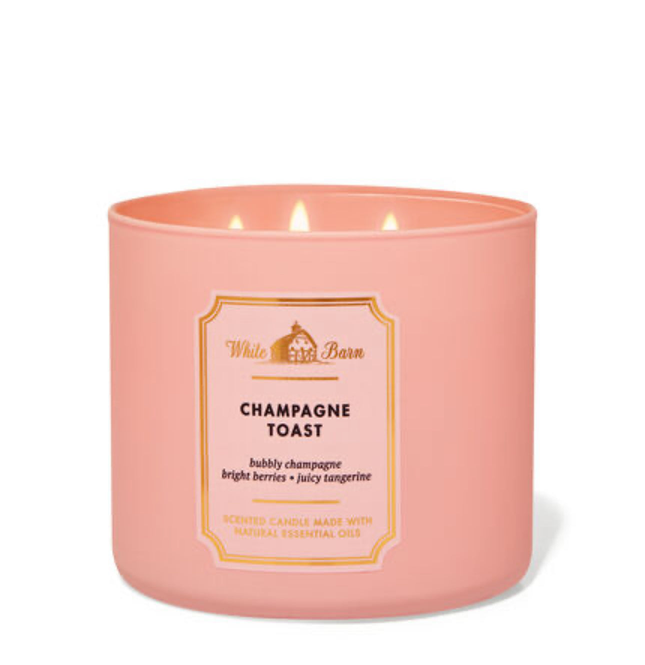 BATH & BODY WORKS SCENTED CANDLES 'CHAMPAGNE TOAST'