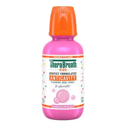 THeraBreath KIDS ANTICAVITY FLUORIDE MOUTH WASH - BUBBLEGUM BLAST