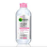 GARNIER MICELLAR CLEANSING WATER. REMOVES MAKE-UP+CLEANSES+SOOTHES