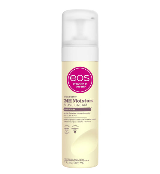 EOS SHEA BETTER 24HR MOISTURE SHAVE CREAM ‘VANILLA BLISS’