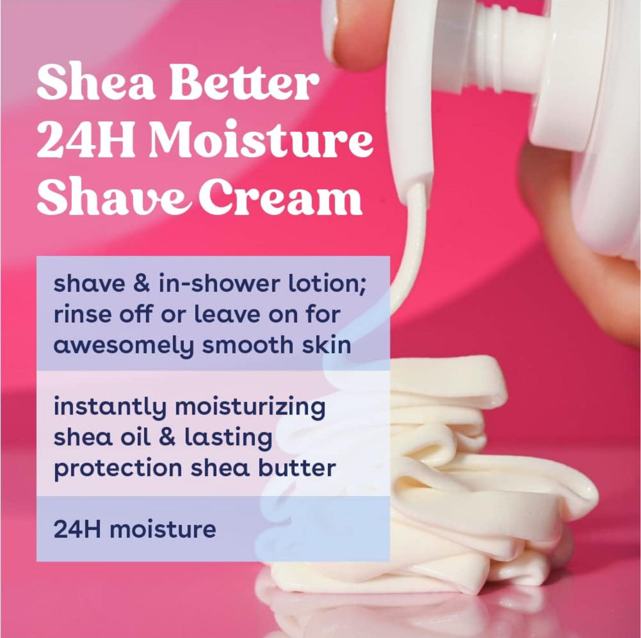 EOS SHEA BETTER 24HR MOISTURE SHAVE CREAM ‘ POMEGRANATE RASPBERRY’