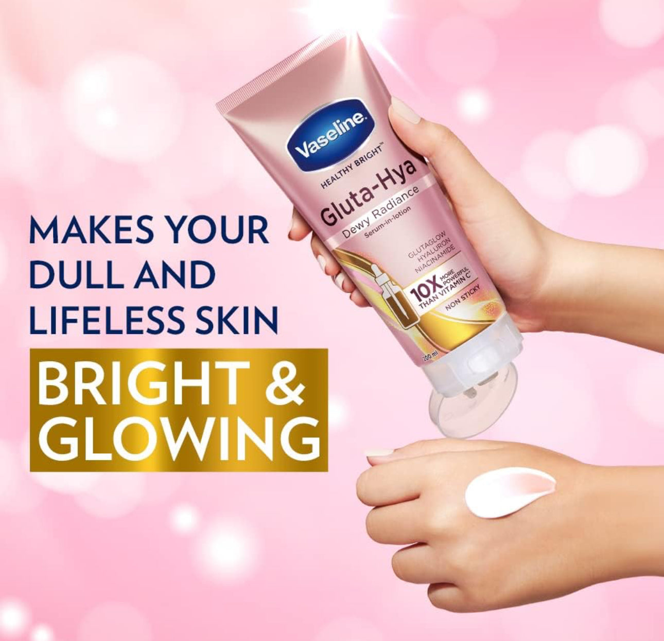 VASELINE GLUTA-HYA DEWY RADIANCE SERUM-IN-LOTION