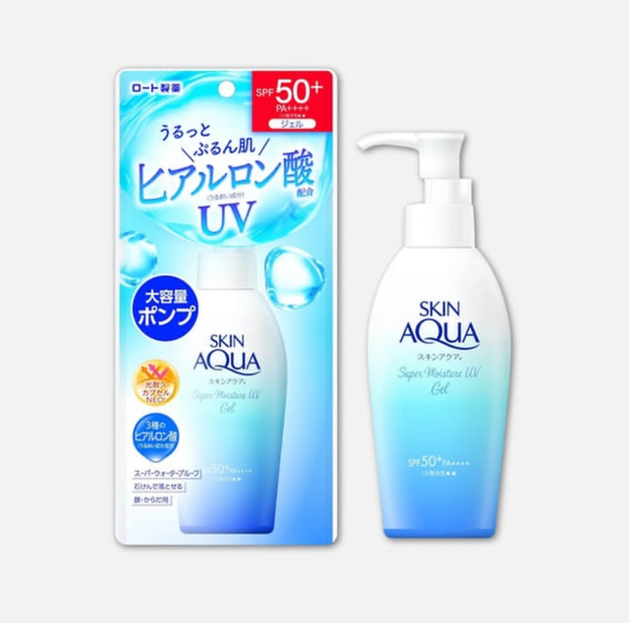 ROHTO SKIN AQUA UV SUPER MOISTURE GEL SUNSCREEN SPF50