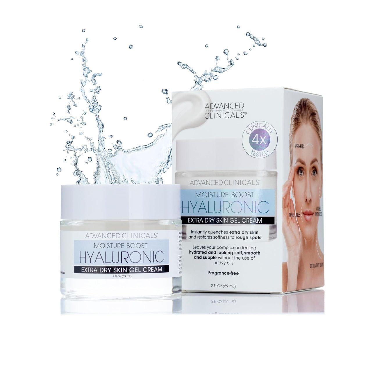 ADVANCED CLINICALS HYALURONIC ACID FACIAL CREAM