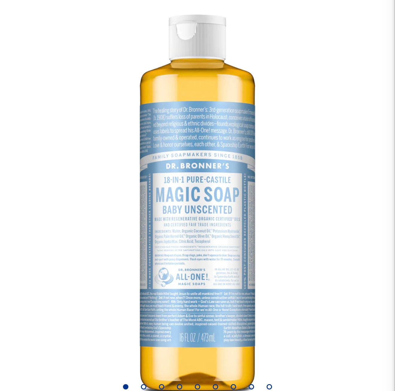DR BRONNER’S PURE CASTILE LIQUID SOAP