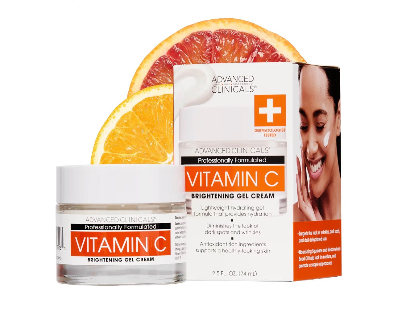 ADVANCED CLINICALS VITAMIN C BRIGHTENING GEL CREAM