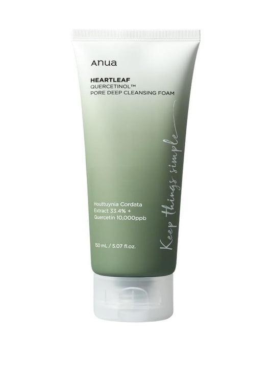 ANUA HEARTLEAF QUERCETINOL DEEP PORE CLEANSING FOAM