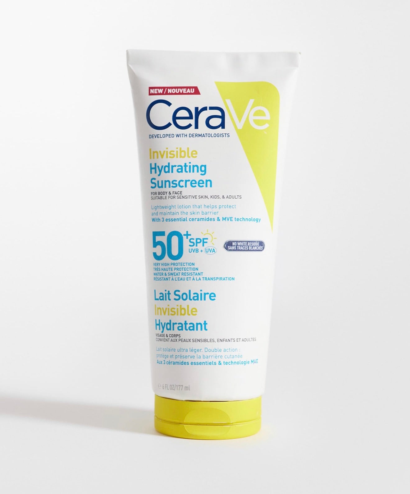 CERAVE INVISIBLE HYDRATING SUNSCREEN SPF50+