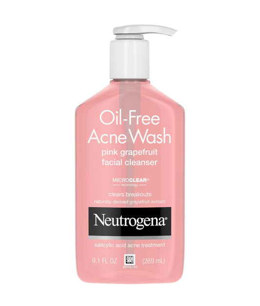 NEUTROGENA OIL FREE PINK GRAPEFRUIT ACNE WASH