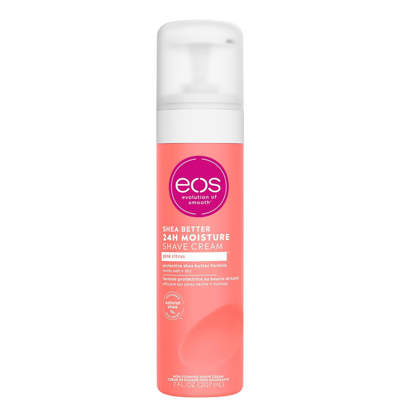 EOS SHEA BETTER 24HR MOISTURE SHAVE CREAM ‘PINK CITRUS’