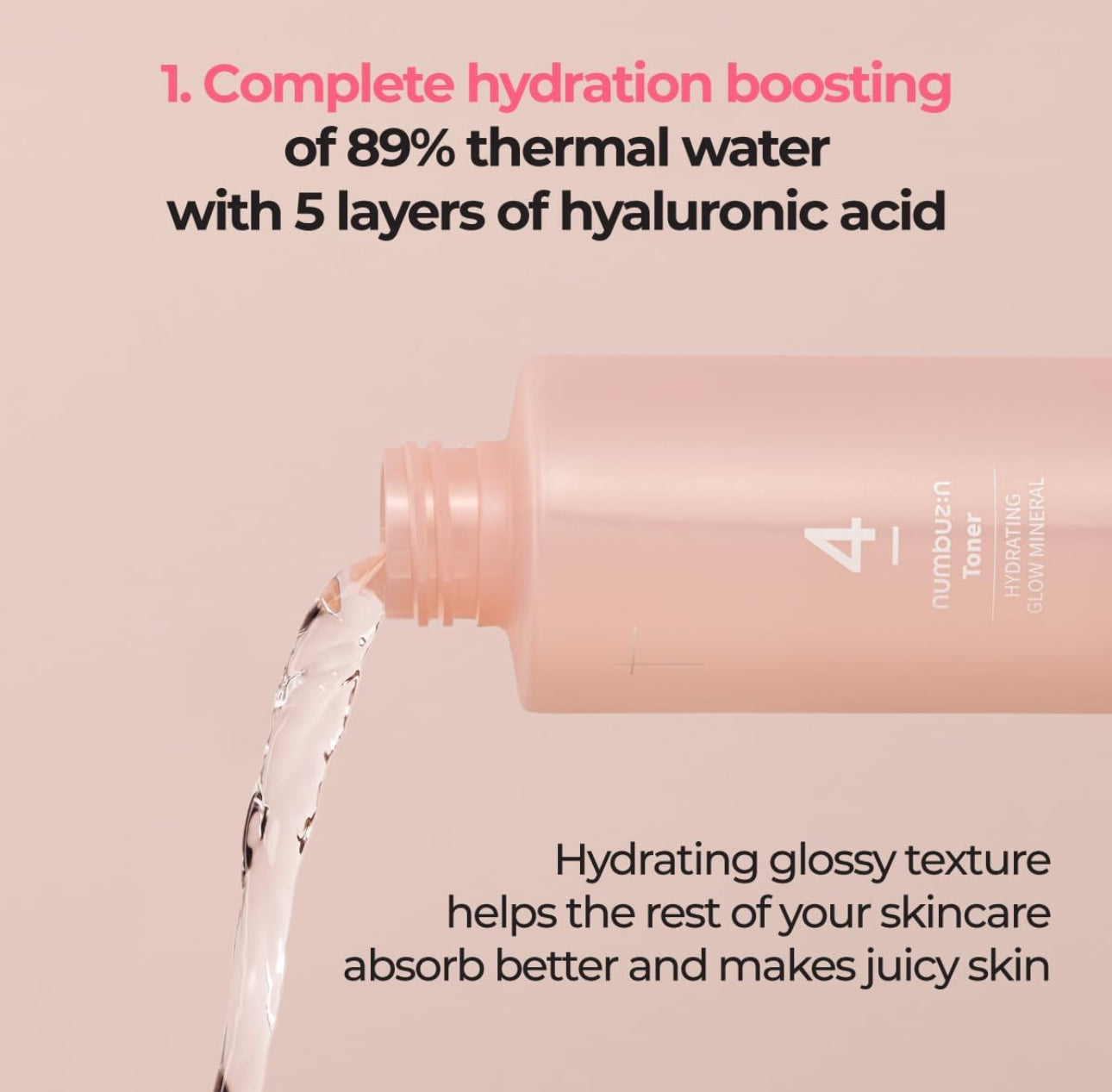 NUMBUZIN No.4 HYDRATING GLOW MINERAL TONER