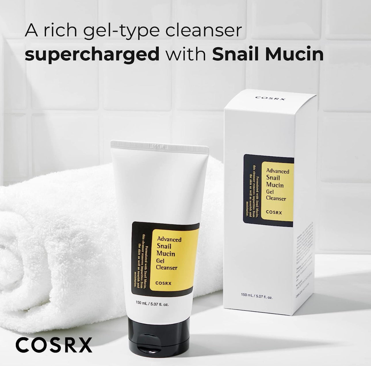 COSRX ADVANCED SNAIL MUCIN GEL CLEANSER