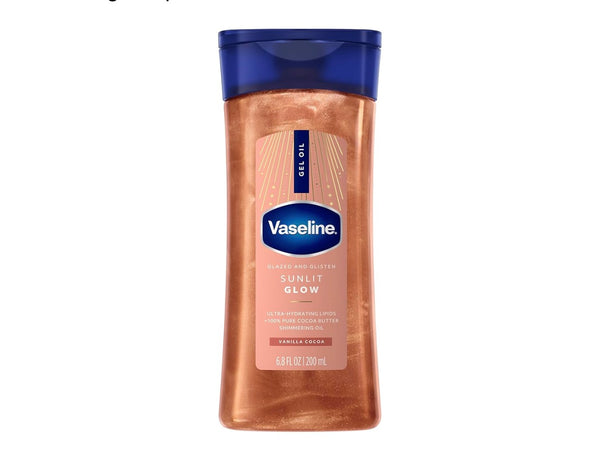 VASELINE GEL BODY OIL - SUNLIT GLOW
