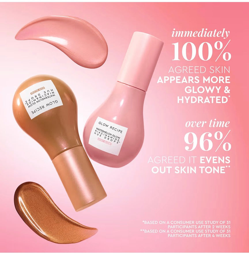 GLOW RECIPE WATERMELON GLOW NIACINAMIDE HUE DROPS