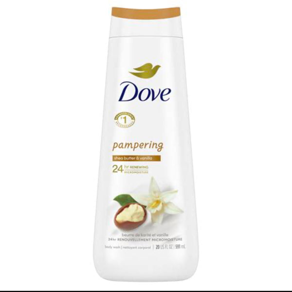 DOVE PAMPERING SHEA BUTTER & VANILLA BODY WASH -400ml