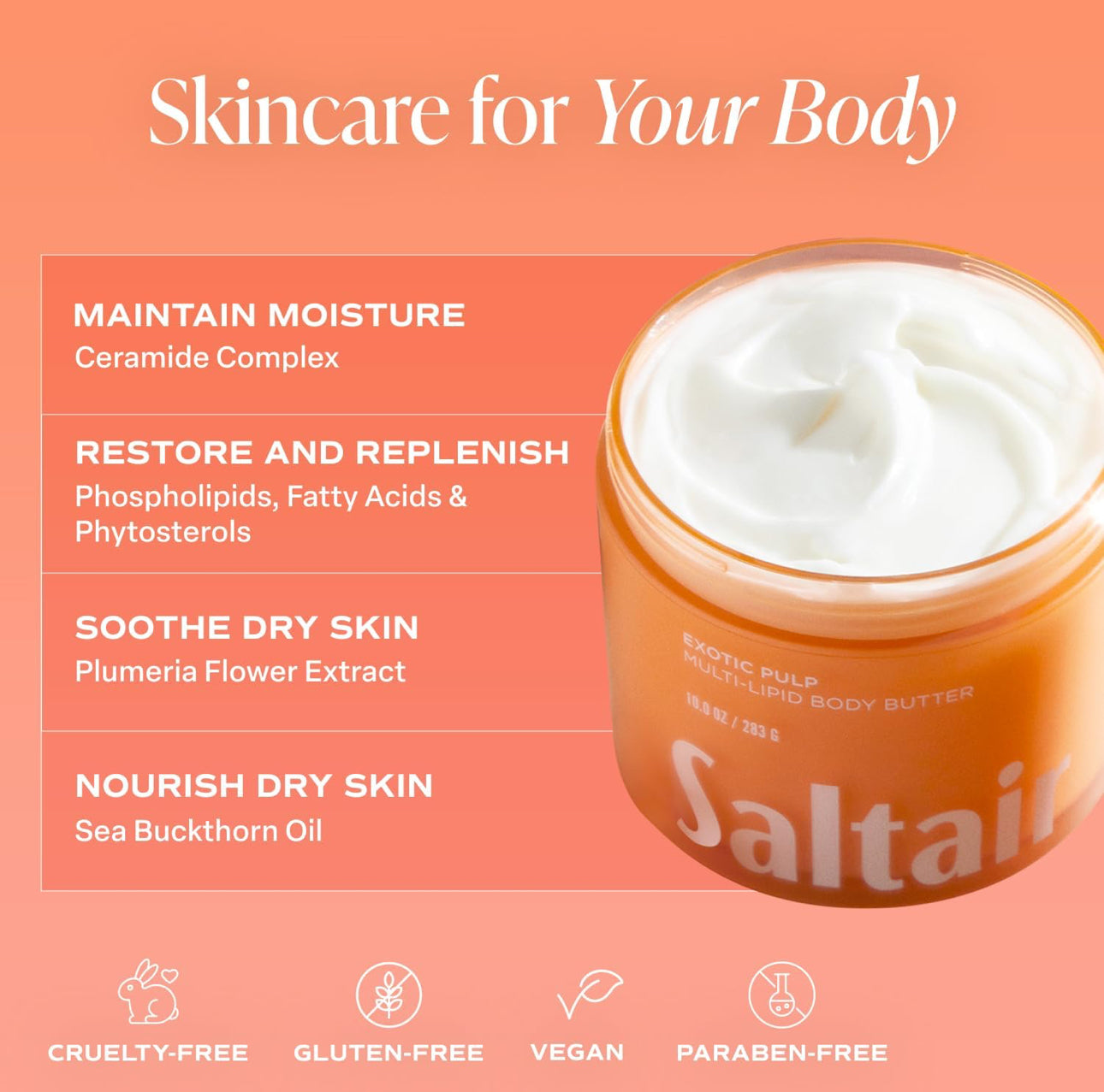 SALTAIR MULTI-LIPID BODY BUTTER - EXOTIC PULP