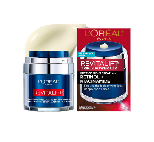 L’ORÉAL PARIS REVITALIFT PRESSED NIGHT CREAM - RETINOL + NIACINAMIDE