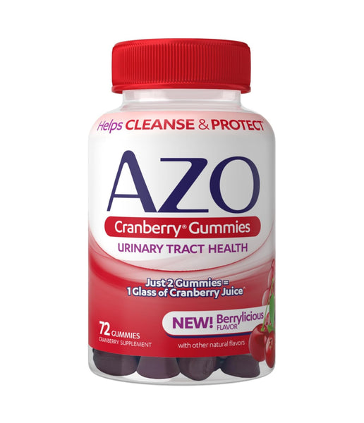 AZO URINARY TRACT HEALTH - CRANBERRY GUMMIES -72 GUMMIES