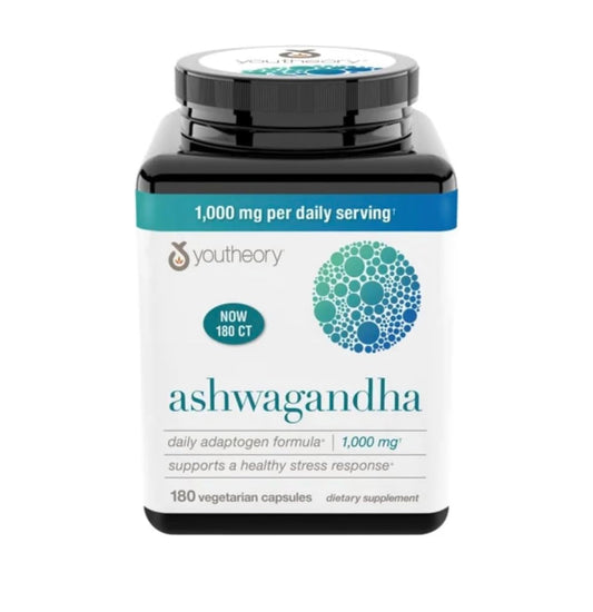 YOUTHEORY ASHWAGANDHA 1000mg WITH KSM-66