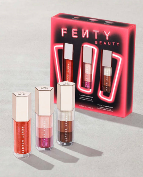 FENTY BEAUTY GLOSS POSSE VIII - 3  PIECE LIP LUMINIZER SET