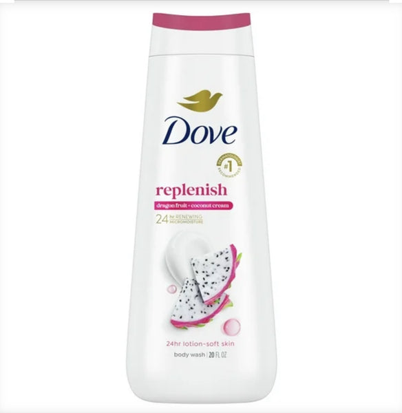 DOVE REPLENISH BODY WASH - DRAGON FRUIT & COCONUT CREAM