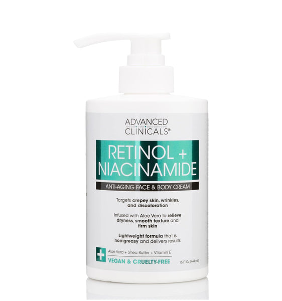 ADVANCED CLINICALS RETINOL + NIACINAMIDE BODY LOTION