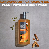 DOVE MEN + CARE BODY WASH - SANDALWOOD + CARDAMOM OIL