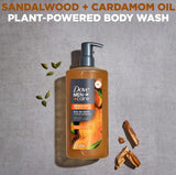 DOVE MEN + CARE BODY WASH - SANDALWOOD + CARDAMOM OIL