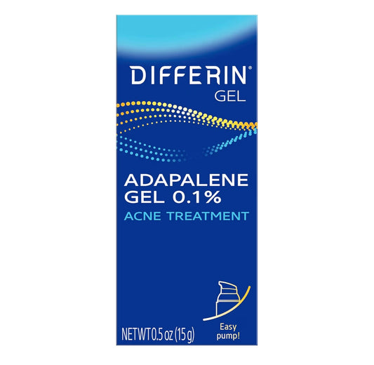 DIFFERIN ADAPALENE GEL 0.1% IN A PUMP