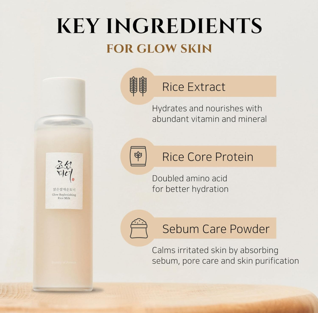 BEAUTY OF JOSEON GLOW REPLENISHING RICE MILK TONER