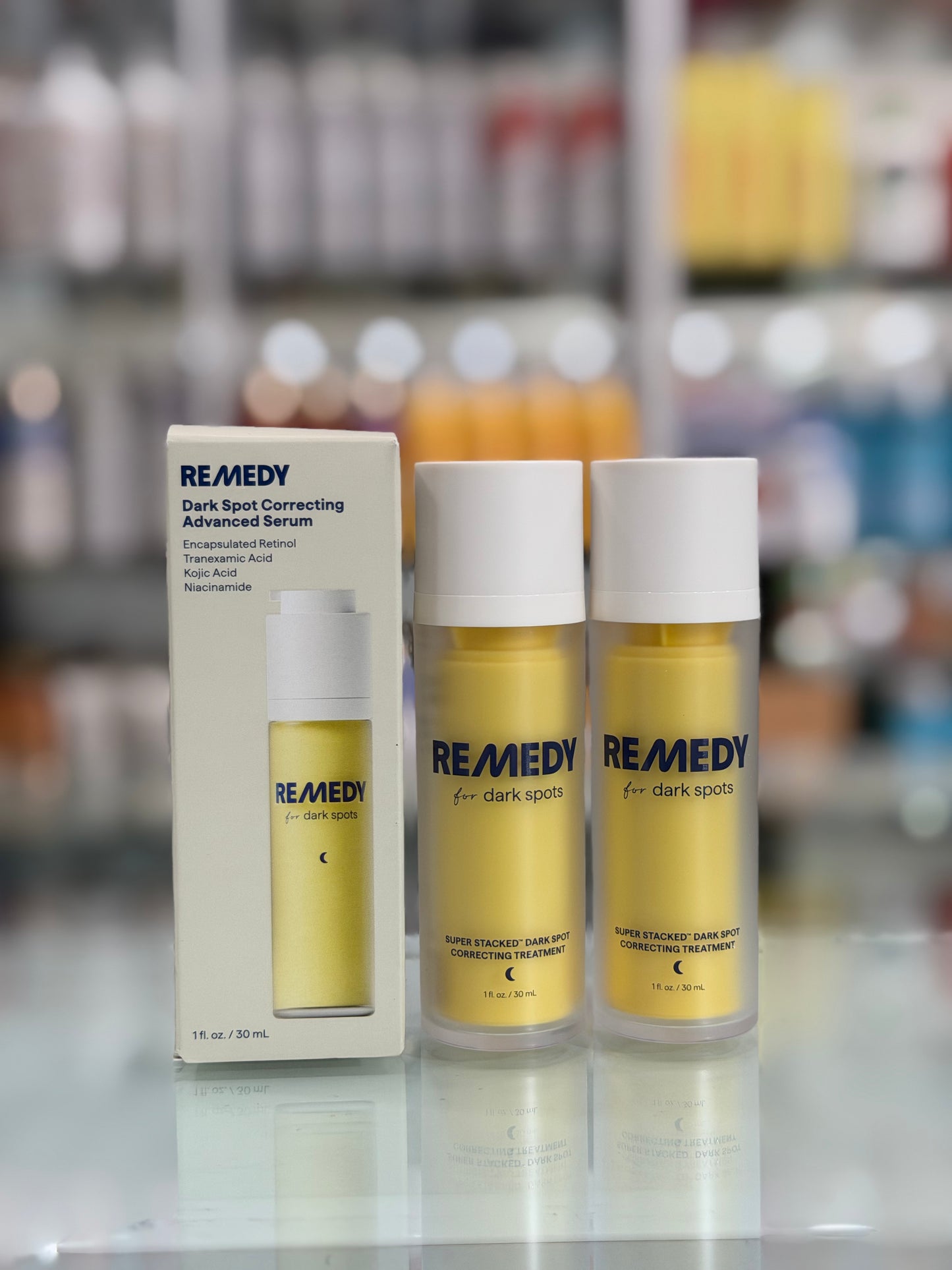 REMEDY FOR DARK SPOTS SERUM WITH RETINOL | KOJIC ACID, NIACINAMIDE, MANDELIC ACID, TRANEXAMIC ACID