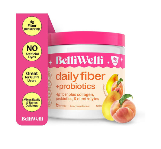 BELLI WELLI DAILY FIBER + PROBIOTIC - PEACH MANGO