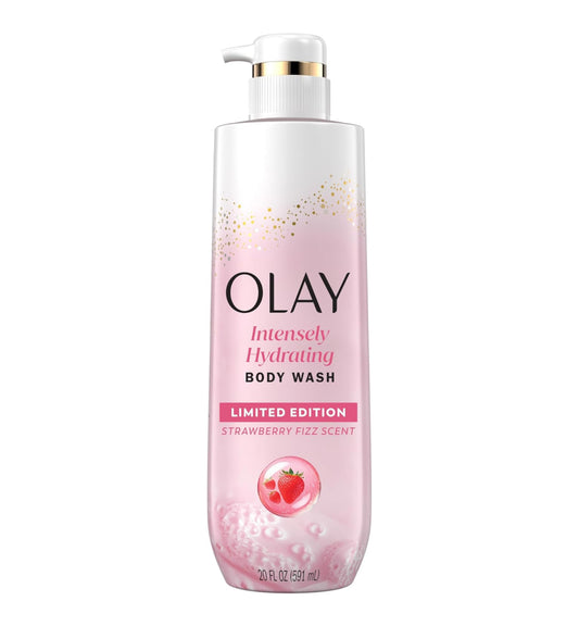 OLAY LIMITED EDITION BODY WASH - STRAWBERRY SUMMER FIZZ SCENT