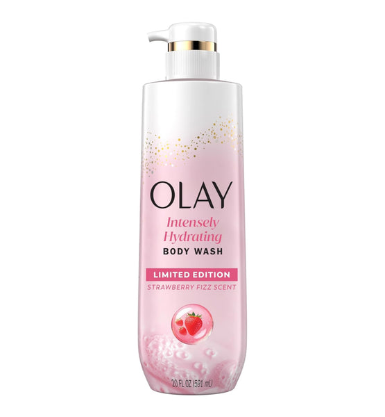 OLAY LIMITED EDITION BODY WASH - STRAWBERRY SUMMER FIZZ SCENT