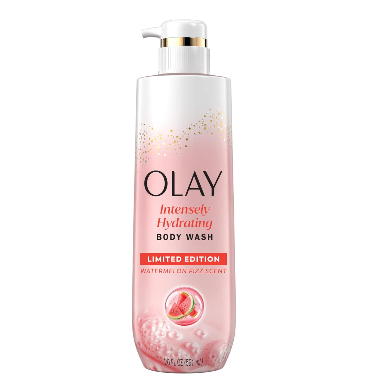 OLAY LIMITED EDITION BODY WASH - WATERMELON SUMMER FIZZ SCENT